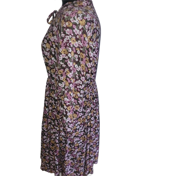 Torrid Mini Stretch Front Keyhole Floral Print Dress Size 1X - Picture 5 of 7